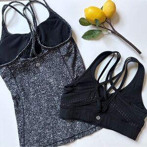 Lululemon tank and lululemon sports bra
